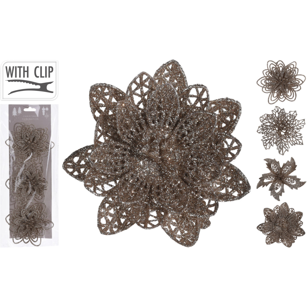 Divers clip de décoration florale 10cm 3pcs