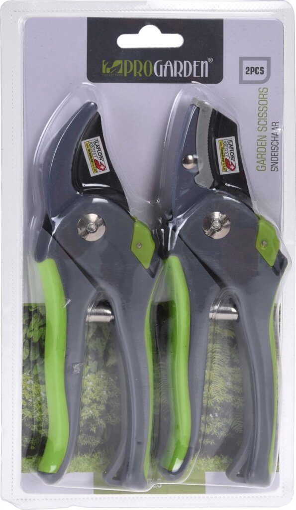 Pro Garden Garden Shears Set 2 bitar av sekatörer och häcktrimmer 20 cm