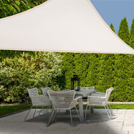 Overige merken schaduwdoek 360x360x360 cm beige