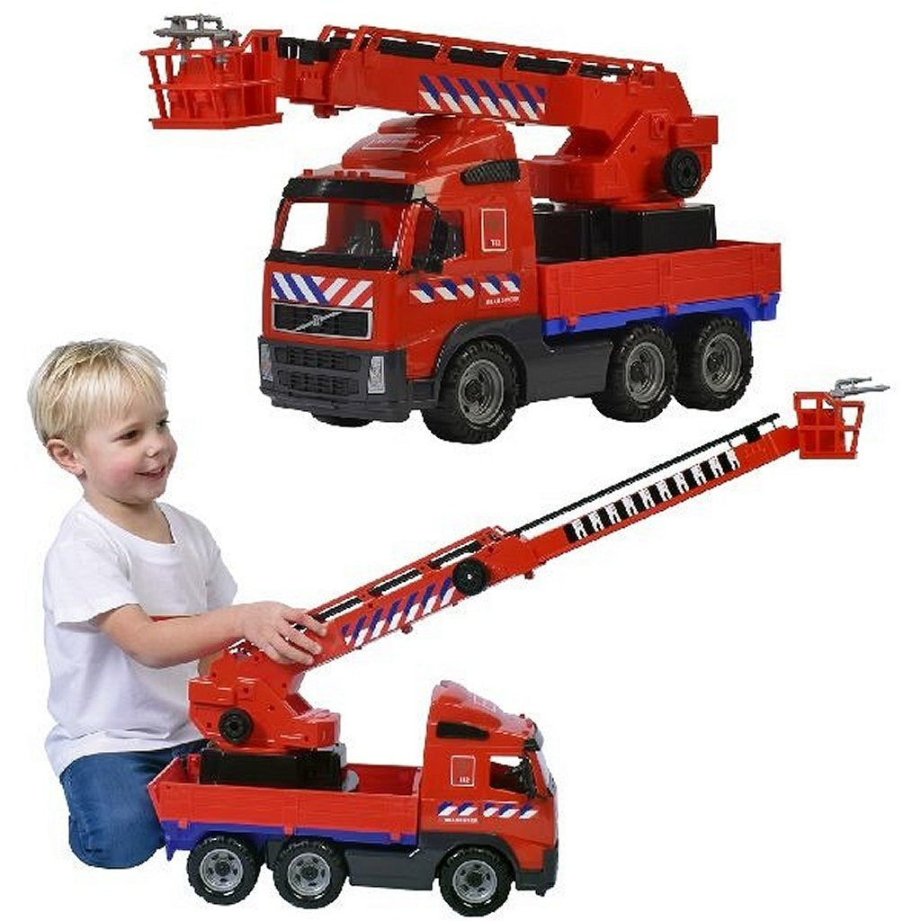 Camion de pompier Volvo de base avec échelle extensible 58,5 cm