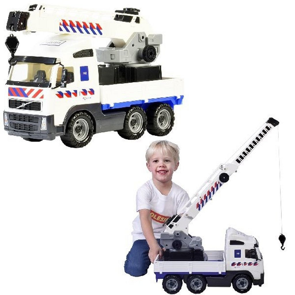 Grue de police Polesie Volvo 49 cm