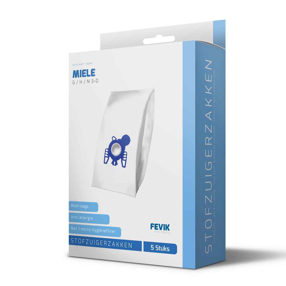 Fevik sacs d'aspirateur miele GN 3D 5 pièces