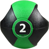 Pure2Improve Pure2Improve Medicine Ball z uchwytami 2 kg zieleni