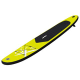 Xq max stand up paddleboard opblaasbaar 285 cm lime en zwart