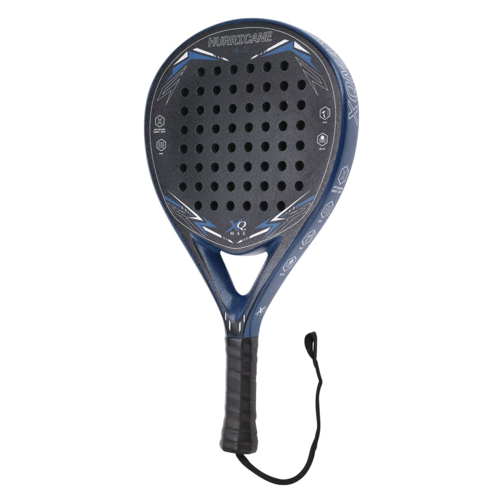 XQ max xq max padelracket uragano blu e nero