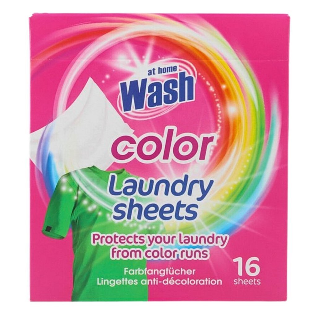 À la maison, laver les draps à lessive 16pcs couleur | 4 pièces