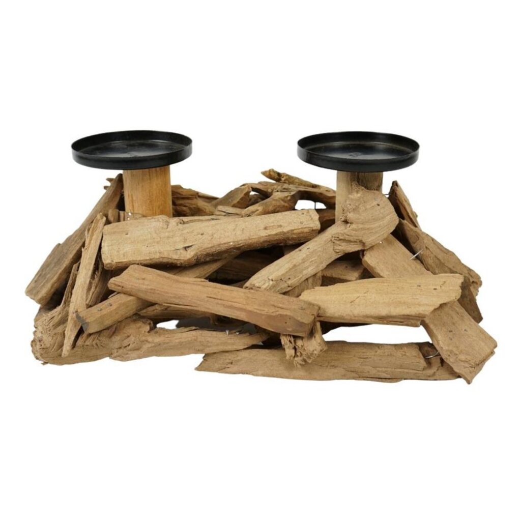 Varios Candlestick Driftwood Naturel 32 cm