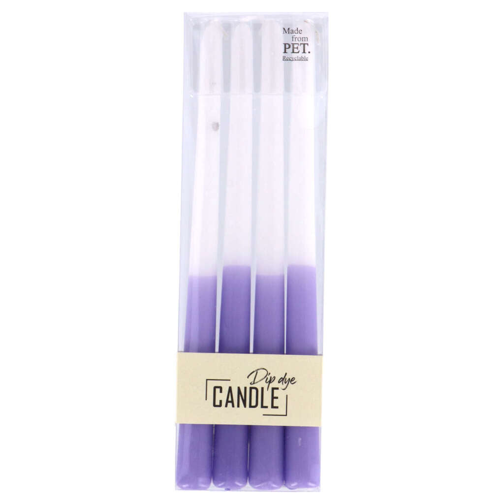 Autres marques bougie colorante dip cire lilas 30,5x2,2 cm 4 pièces