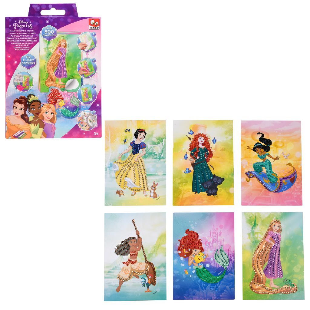 Canenco fabrique des autocollants en diamant princesse Disney