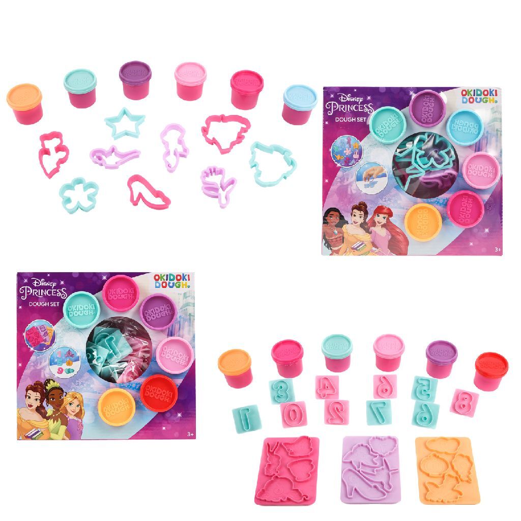 Formes de pâte Okidoki princesse Disney + chiffres 2