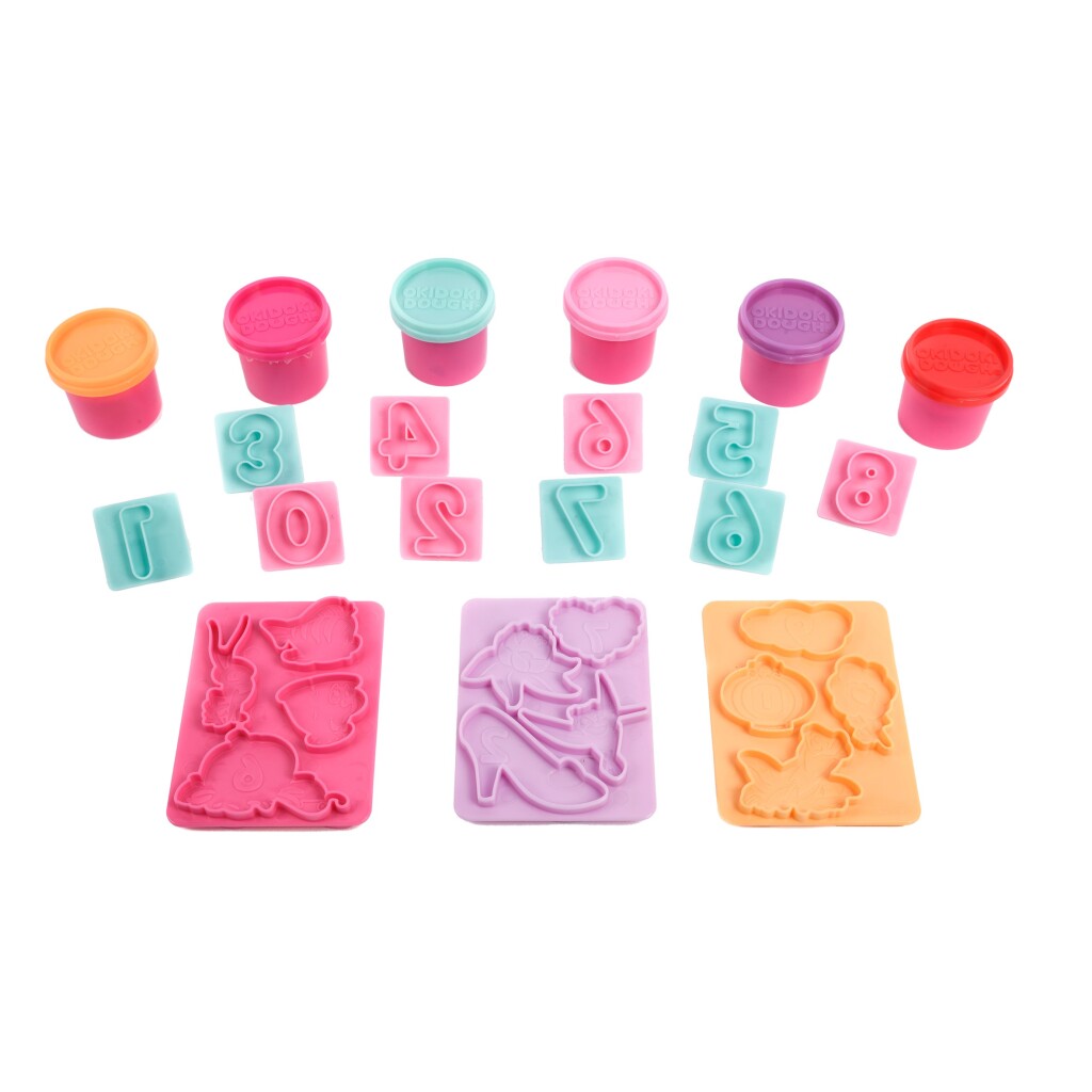 Formes de pâte Okidoki princesse Disney + chiffres 2