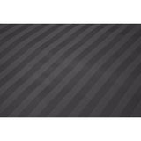 Housse de couette double en satin de coton Ten Cate à rayures 240x200 220 cm anthracite