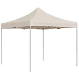 Vidaxl PartyTent pliable professionnellement pliable 3x3 m crème d'aluminium