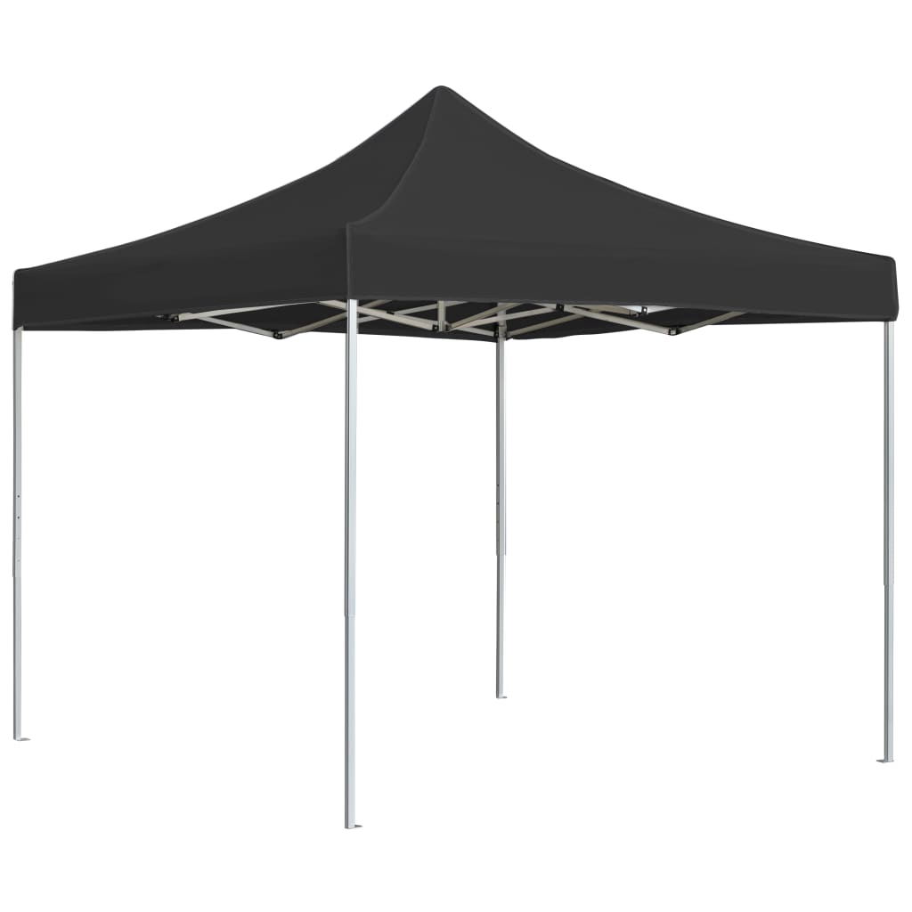 Vidaxl PartyTent professionellt vikbar 3x3 m aluminiumantracit