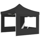 Vidaxl PartyTent pliable avec des murs anthracite en aluminium 3x3 m