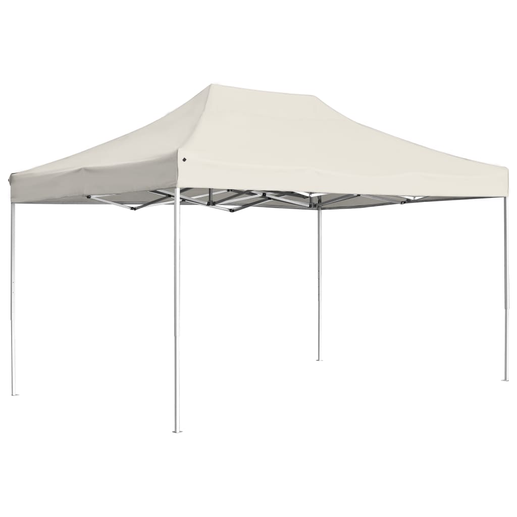 Vidaxl PartyTent pliable professionnellement 4,5x3 m de crème en aluminium