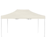 Vidaxl partytent professioneel inklapbaar 4,5x3 m aluminium crème