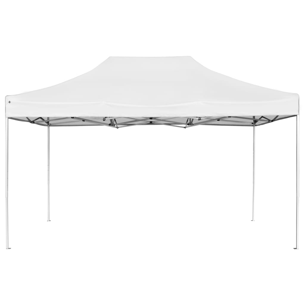 Vidaxl PartyTent Profesjonelt sammenleggbar 4,5x3 M Aluminium White