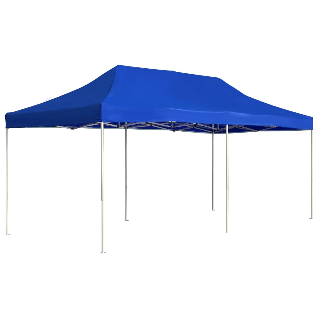 Vidaxl PartyTent Profesjonelt sammenleggbar 6x3 M Aluminium Blue