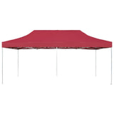 Vidaxl PartyTent pliable professionnellement 6x3 m de vin en aluminium Rood