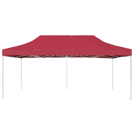 Vidaxl PartyTent pliable professionnellement 6x3 m de vin en aluminium Rood
