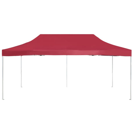 Vidaxl PartyTent pliable professionnellement 6x3 m de vin en aluminium Rood