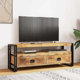 Vidaxl tv-meubel 120x35x45 cm massief mangohout