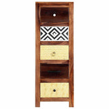 Vidaxl bijzetkast 40x30x110 cm massief acaciahout