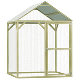 Vidaxl Chicken Coop 1,5x1,5x2 m stål