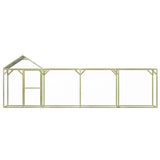 Vidaxl Chicken coop 6x1.5x2 m steel