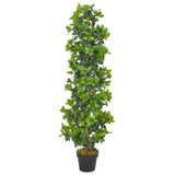 Vidaxl kunstig plante med potte laugblad tre 150 cm grønn