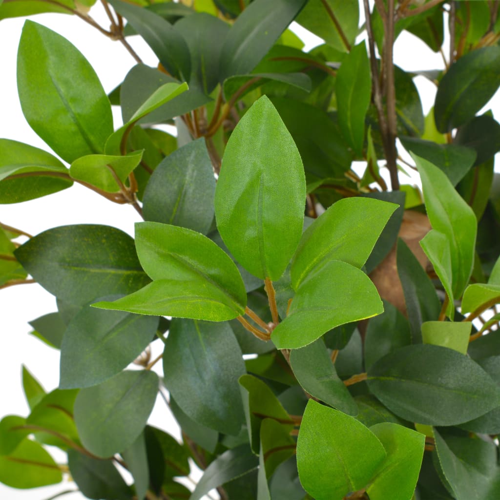 Vidaxl kunstig plante med potte laugblad tre 150 cm grønn