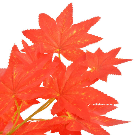 Vidaxl Plant artificiel avec érable en pot 120 cm rouge