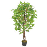 Vidaxl Plant artificiel avec pot Esdoorn 120 cm vert