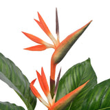 Vidaxl kunstig plante med gryte strelitzia 100 cm rød