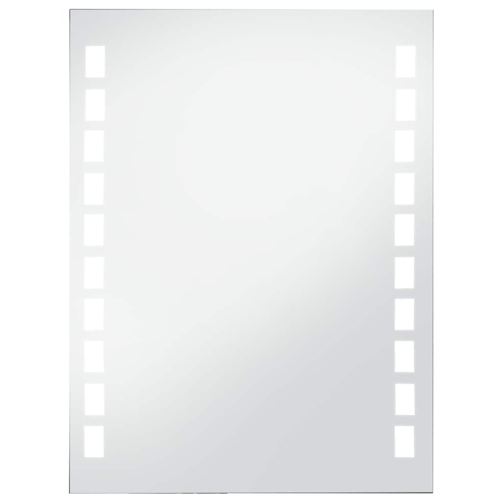 Miroir de salle de bain Vidaxl LED 60x80 cm