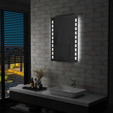 Miroir de salle de bain Vidaxl LED 60x80 cm