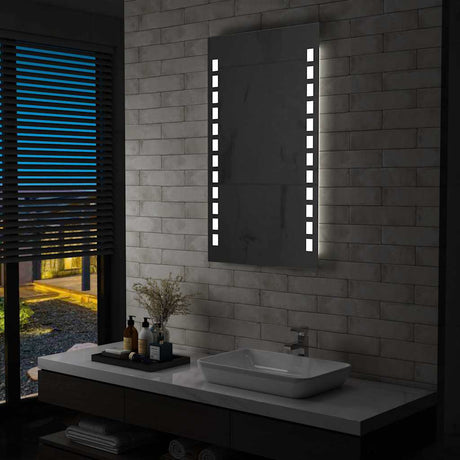 Miroir de salle de bain Vidaxl LED 60x100 cm