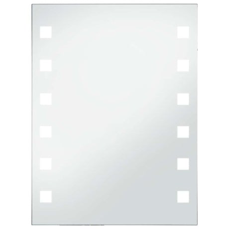 Miroir de salle de bain Vidaxl LED 60x80 cm