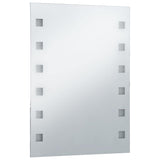 Miroir de salle de bain Vidaxl LED 60x80 cm