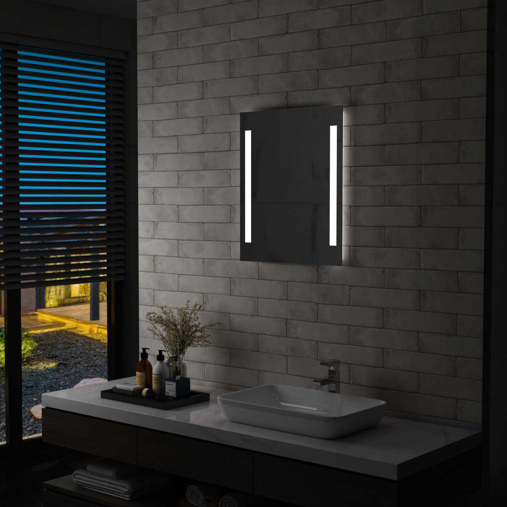 Vidaxl Bathroom Mirror LED 50x60 cm