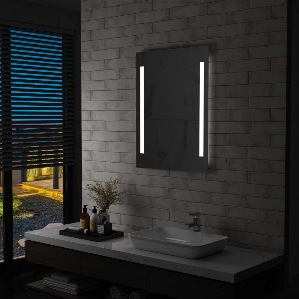 Vidaxl Bathroom Mirror LED 60x80 cm