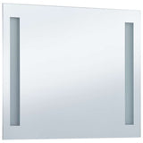 Miroir de salle de bain Vidaxl LED 60x50 cm