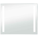 Miroir de salle de bain Vidaxl LED 80x60 cm