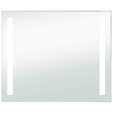 Miroir de salle de bain Vidaxl LED 80x60 cm