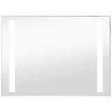 Miroir de salle de bain Vidaxl LED de 100x60 cm