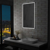 Miroir de salle de bain Vidaxl LED 60x100 cm