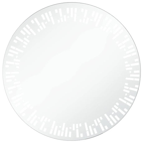Le miroir de salle de bain Vidaxl LED 70 cm