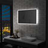 Miroir de salle de bain Vidaxl LED de 100x60 cm