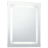 Miroir de salle de bain Vidaxl LED avec capteur tactile 50x60 cm